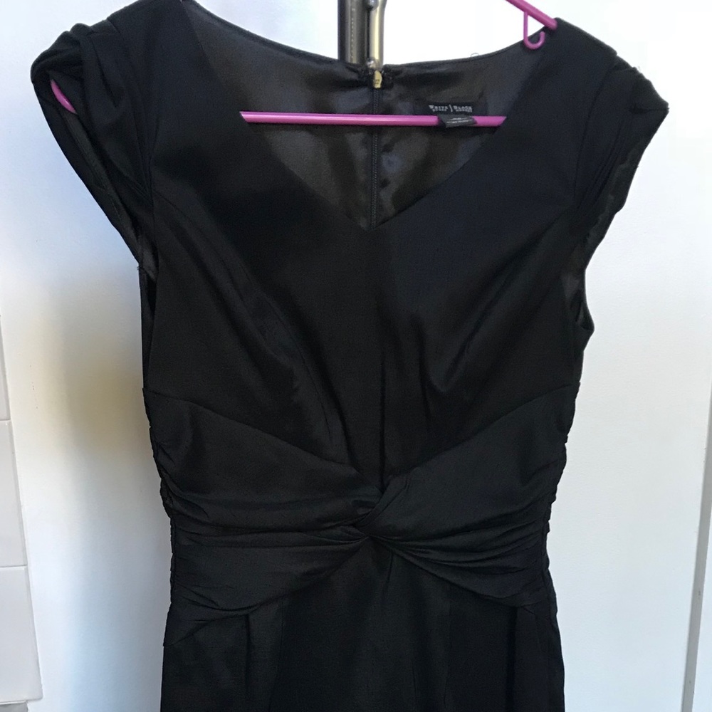 White House Black Market Black Cocktail Dress, 00